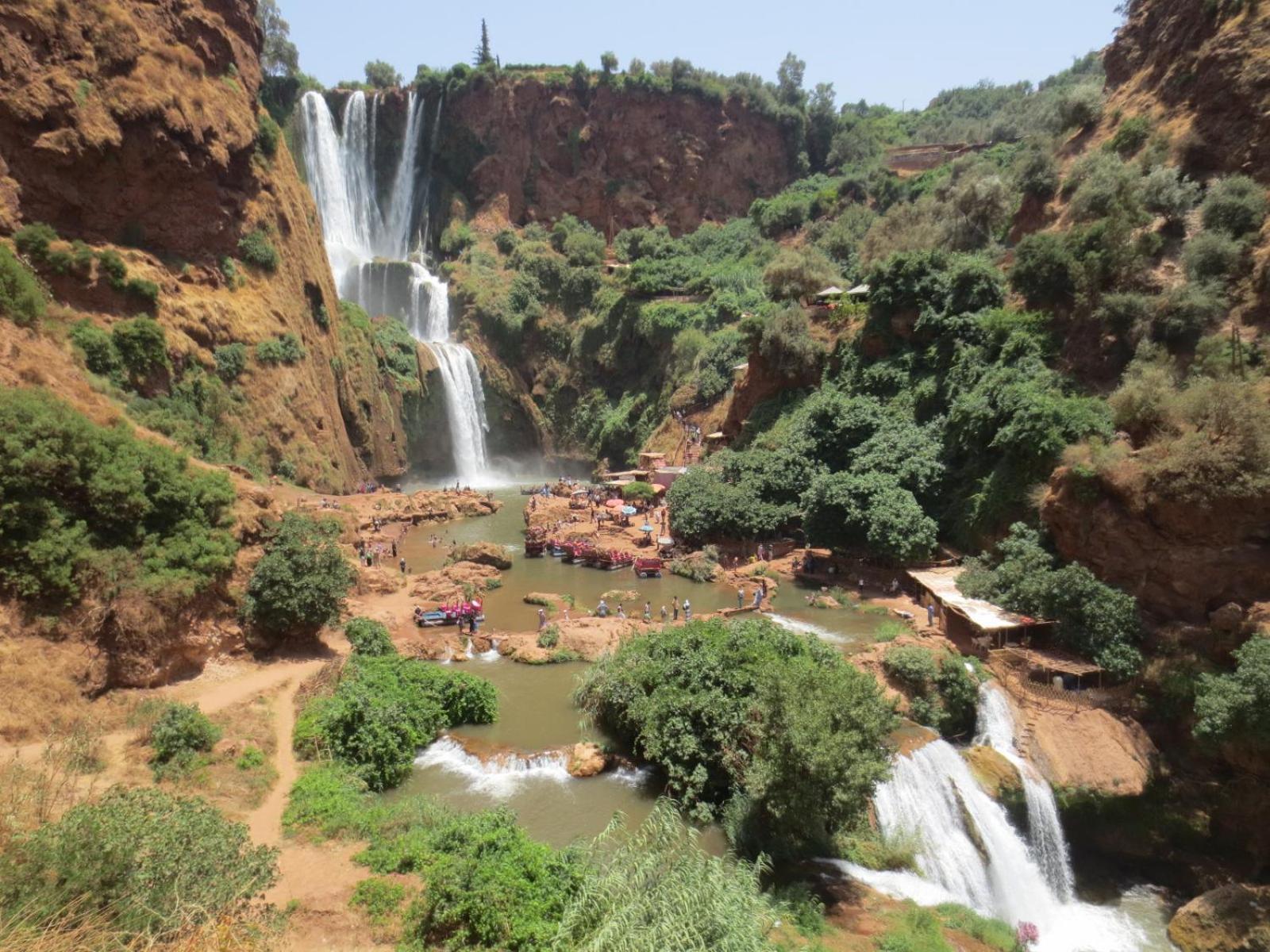 Отель Ouzoud Le Panorama Экстерьер фото